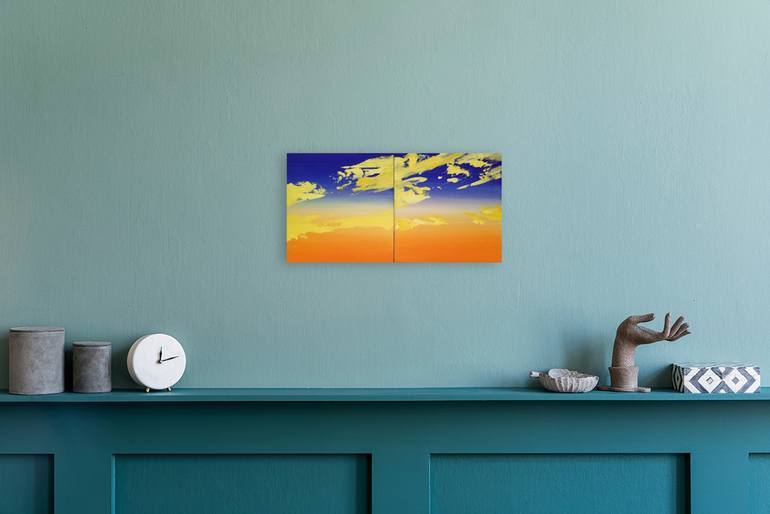 Original Abstract Landscape Painting by Chris Carbone