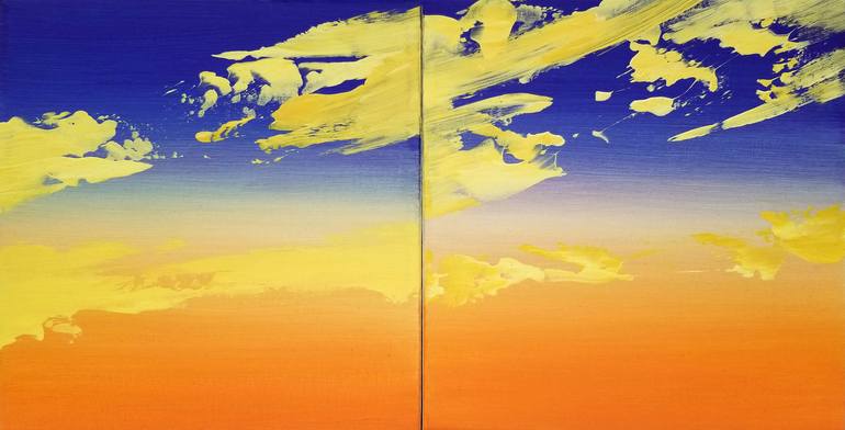 Original Abstract Landscape Painting by Chris Carbone