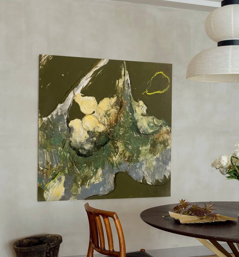 Original Abstract Still Life Painting by Roza Muradova