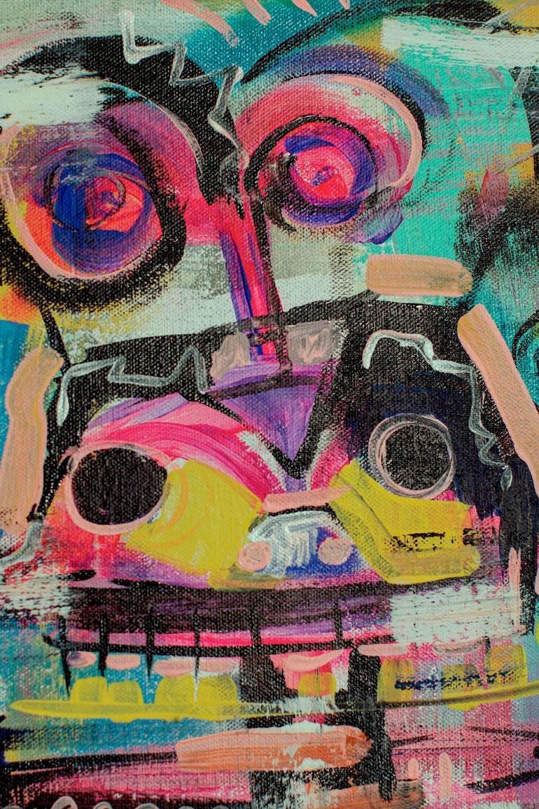 Original Contemporary Abstract Painting by Sara Alarcon Arango
