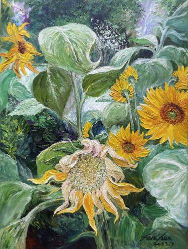 Original Realism Floral Paintings by Ken Chen