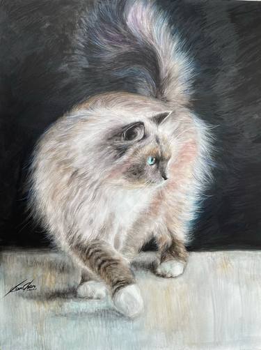 Original Expressionism Animal Paintings by Ken Chen