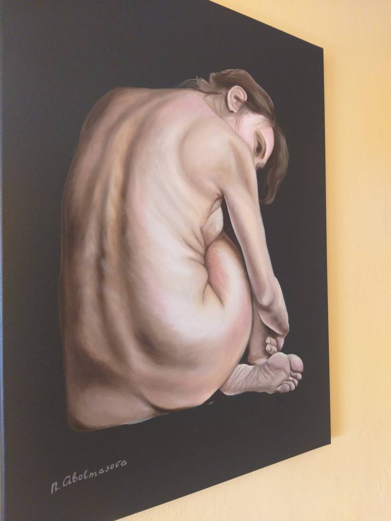 Original Realism Body Painting by NATALIYA ABOLMASOVA