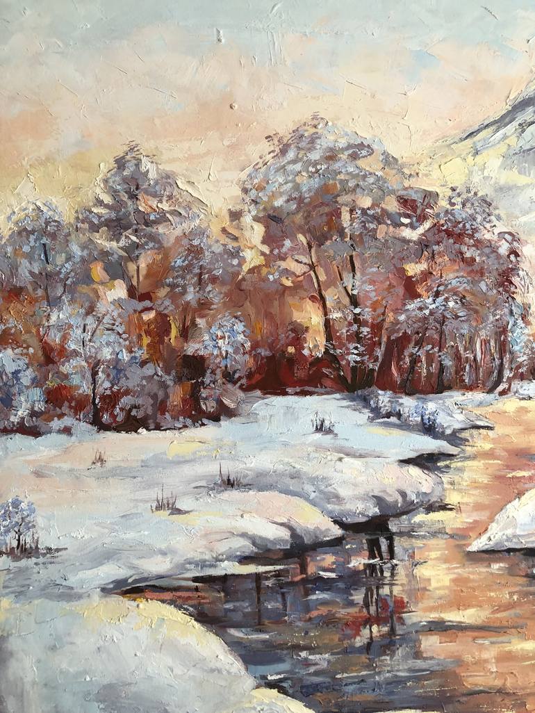 Original Realism Landscape Painting by Eljor Gjoni