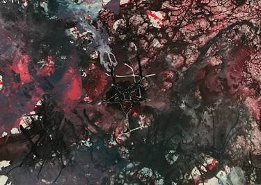 Original Abstract Expressionism Abstract Paintings by Ibrahim Onur Karaman