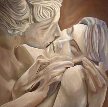 In your embrace (the kiss by Yves Pires sculpture) thumb