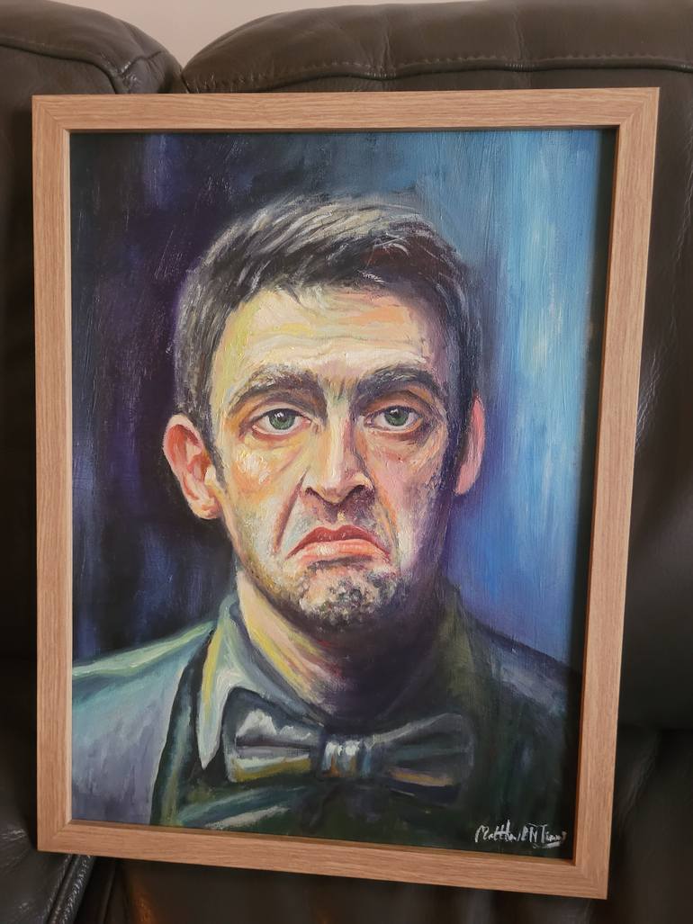 Original Portraiture People Painting by Matthew E N Timms