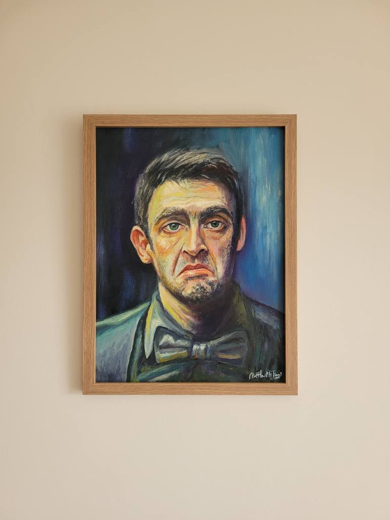 Original Portraiture People Painting by Matthew E N Timms