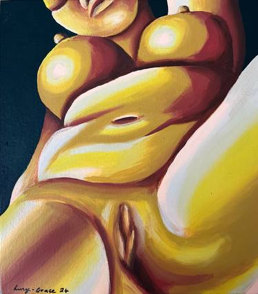 Original Figurative Erotic Paintings by Lucy-Grace Perry