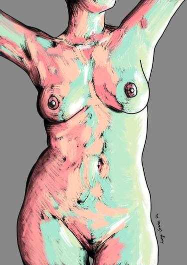 Original Figurative Body Digital by Lucy-Grace Perry