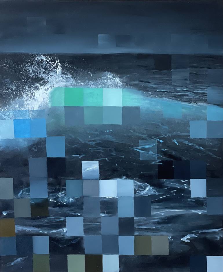 Print of Abstract Expressionism Seascape Paintings by Anna Kryvych