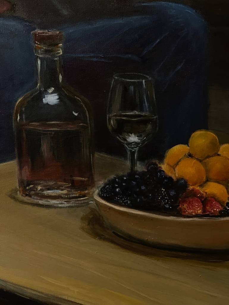Original Surrealism Food & Drink Painting by Anna Kryvych