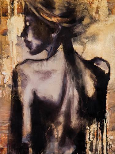 Original Abstract Expressionism Women Paintings by Selma Karlsdottir