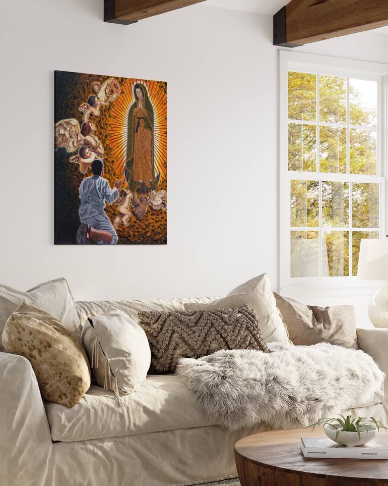Original Figurative Religion Painting by Marco Romero