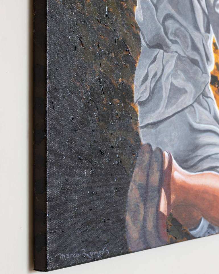 Original Figurative Religion Painting by Marco Romero