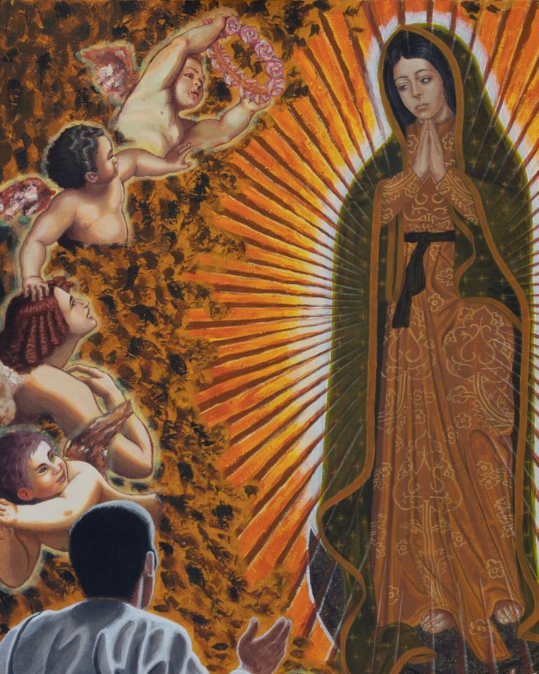 Original Figurative Religion Painting by Marco Romero