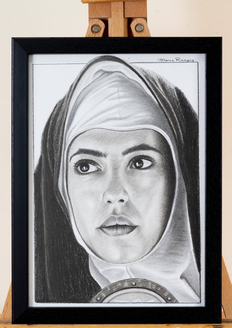 Original Figurative Women Drawing by Marco Romero