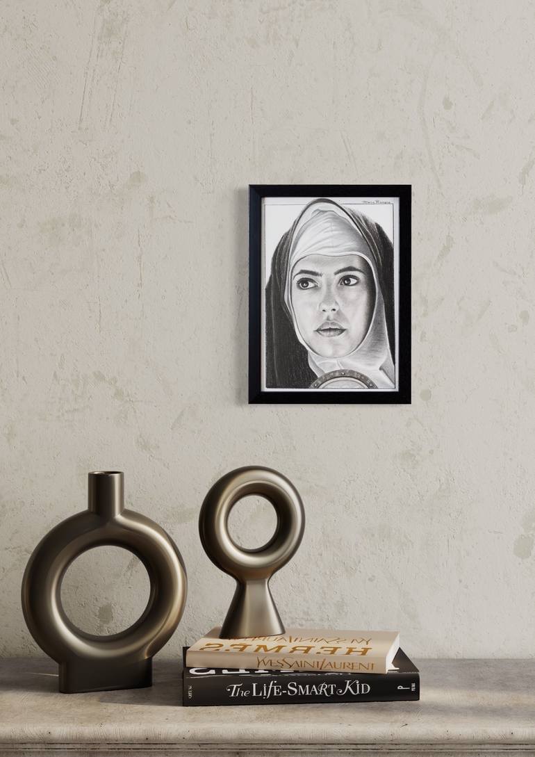 Original Figurative Women Drawing by Marco Romero