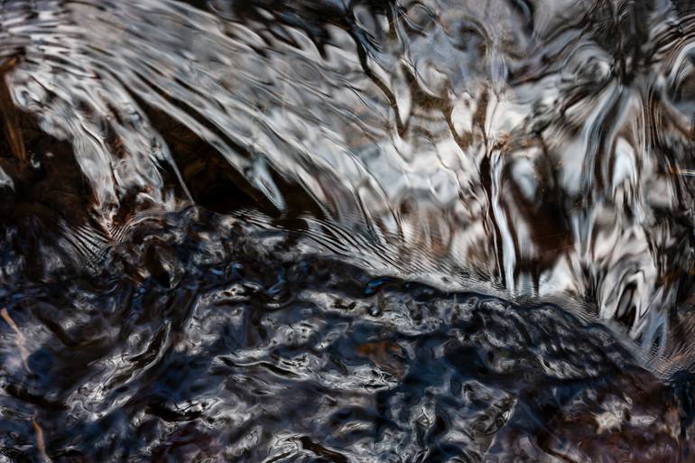 Original Nature Photography by Thyphaine Romeo | Abstract Expressionism Art on Paper | The little laugh of the water