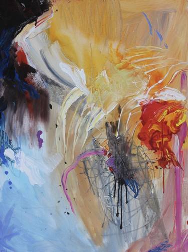 Original Abstract Expressionism Abstract Paintings by Gena Cohen
