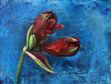 Original Expressionism Botanic Paintings by Darya Sumarava-Kopach