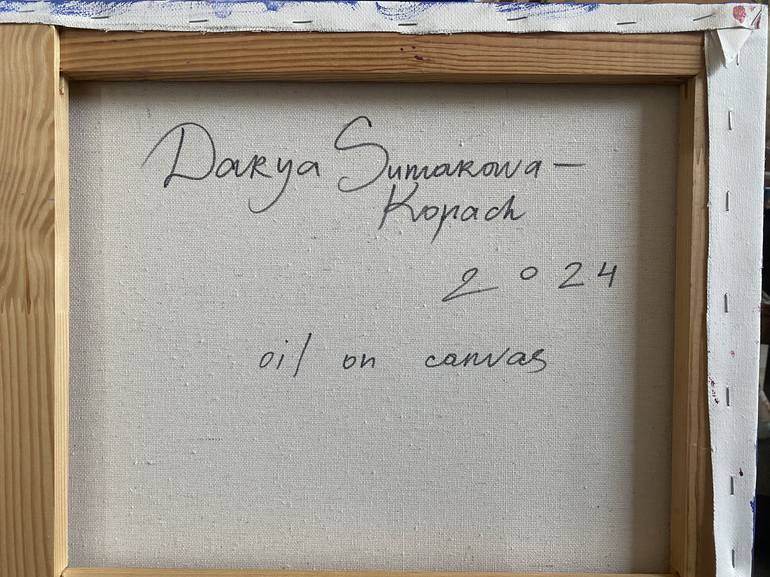 Original Contemporary Botanic Painting by Darya Sumarava-Kopach