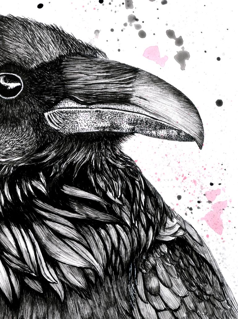 Original Illustration Animal Drawing by Romana Feitsch