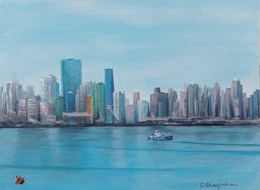 Original Expressionism Cities Paintings by Donato Buongiovanni