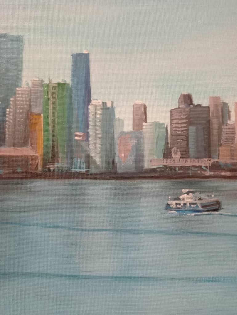 Original Expressionism Cities Painting by Donato Buongiovanni