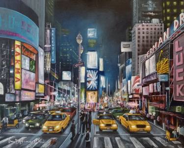Original Expressionism Cities Paintings by Donato Buongiovanni