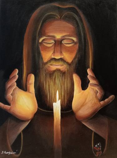 Original Figurative Religion Paintings by Donato Buongiovanni