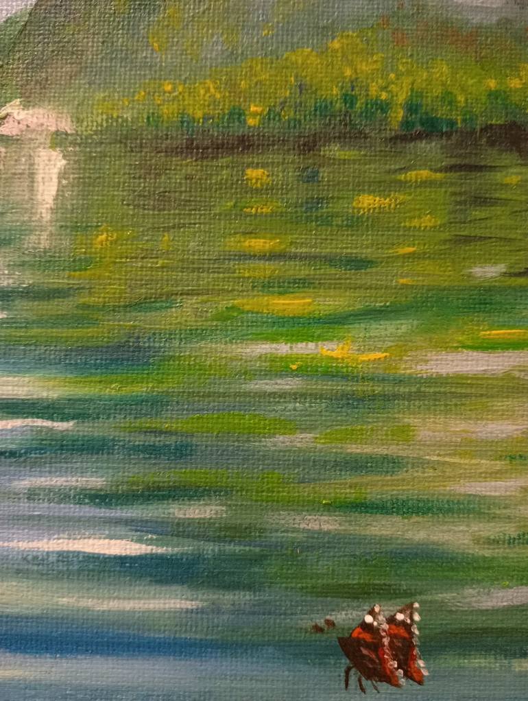 Original Impressionism Landscape Painting by Donato Buongiovanni