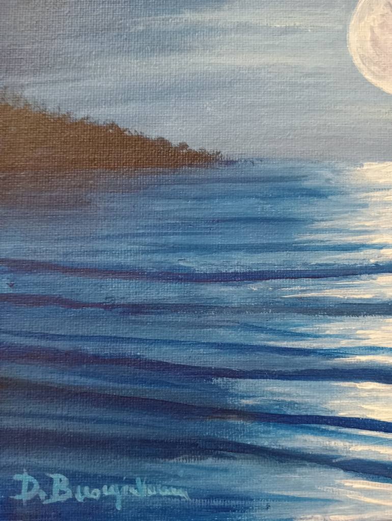 Original Expressionism Seascape Painting by Donato Buongiovanni