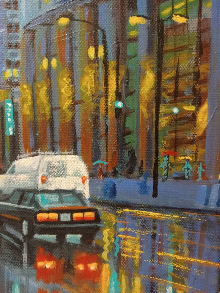 Original Expressionism Landscape Painting by Donato Buongiovanni