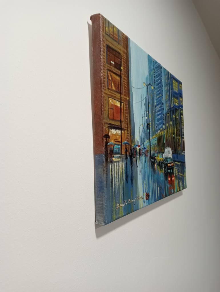 Original Expressionism Landscape Painting by Donato Buongiovanni