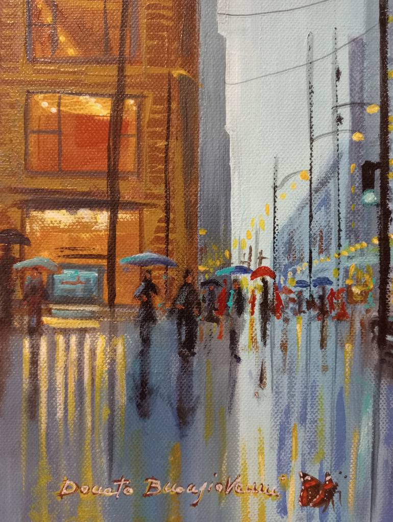 Original Expressionism Landscape Painting by Donato Buongiovanni
