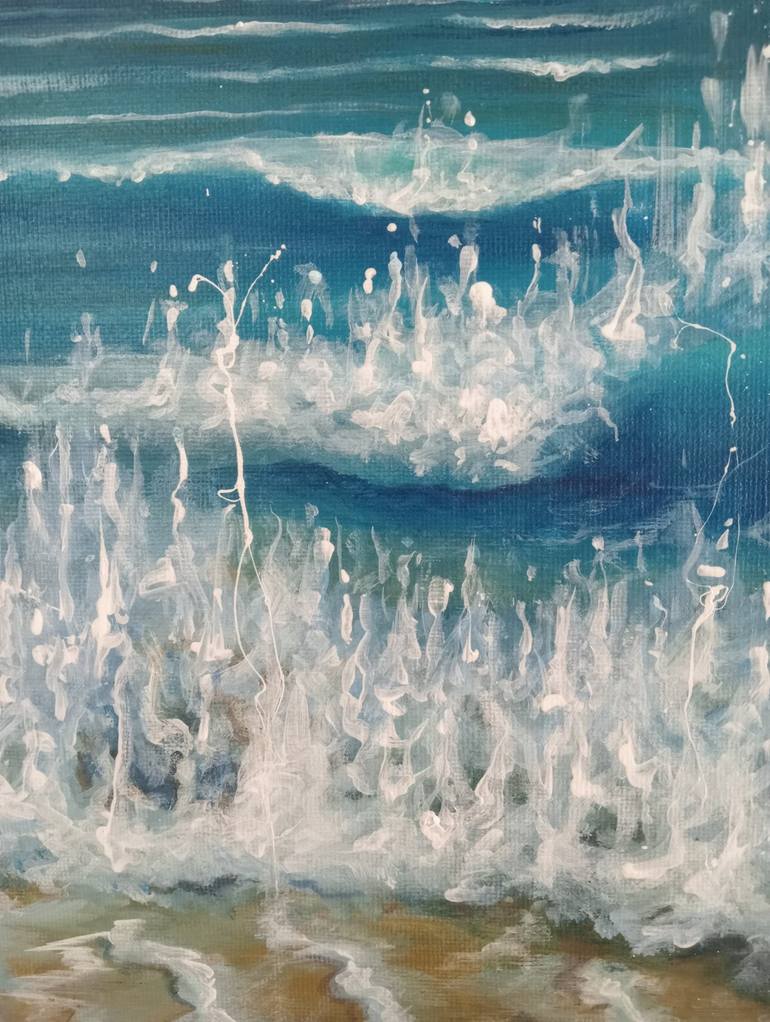 Original Expressionism Seascape Painting by Donato Buongiovanni