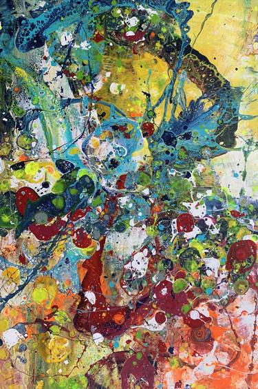 Original Contemporary Abstract Paintings by Sandra Lederer