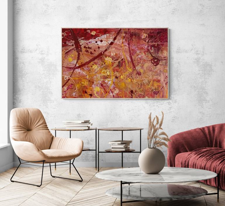 Original Contemporary Abstract Painting by Sandra Lederer