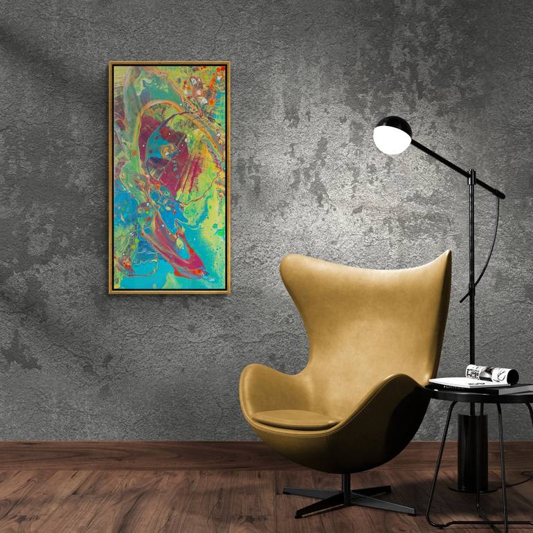 Original Abstract Expressionism Abstract Painting by Sandra Lederer