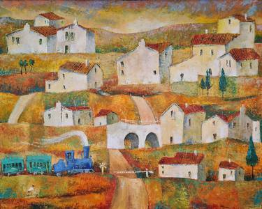 Original Cities Paintings by Tamaz Gogoladze