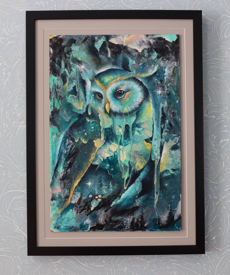 Original Abstract Expressionism Abstract Painting by Olga Solopova
