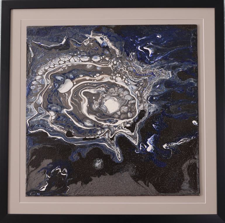 Shoreless Cosmic Ocean Painting by Olga Solopova | Saatchi Art