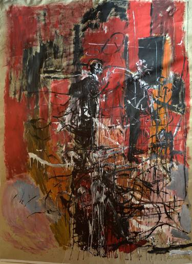 Original Abstract Expressionism Abstract Paintings by Doctor Kulykovich Collection