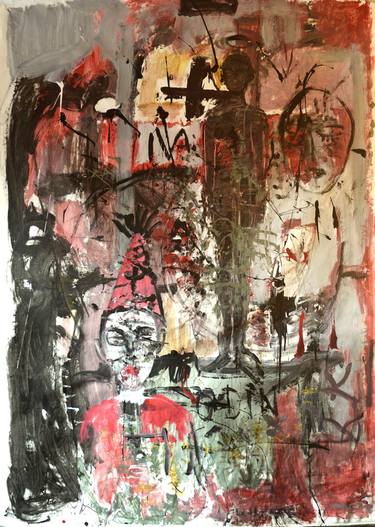 Original Abstract Expressionism Abstract Paintings by Doctor Kulykovich Collection