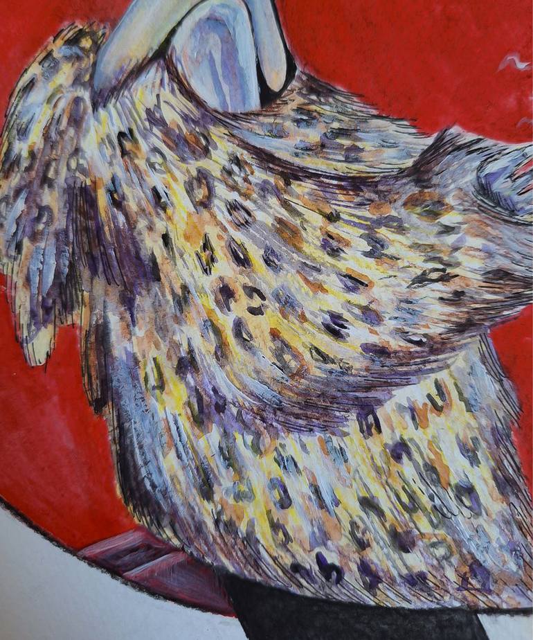 Original Illustration People Drawing by Darya Moisseyeva