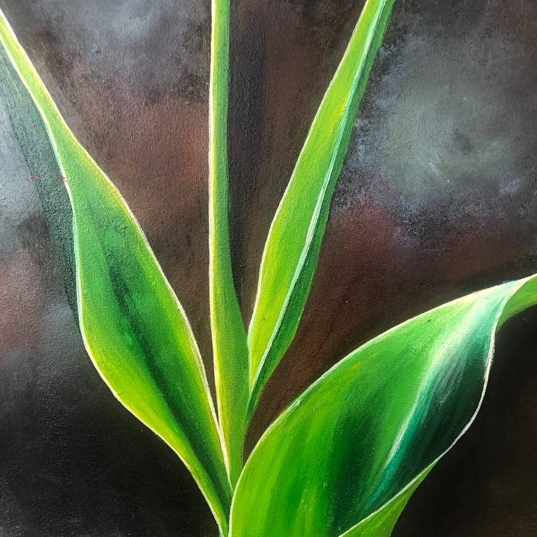 Original Contemporary Floral Painting by Aiman Zahid