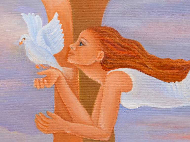 Original Contemporary Fantasy Painting by Vesna Udicki