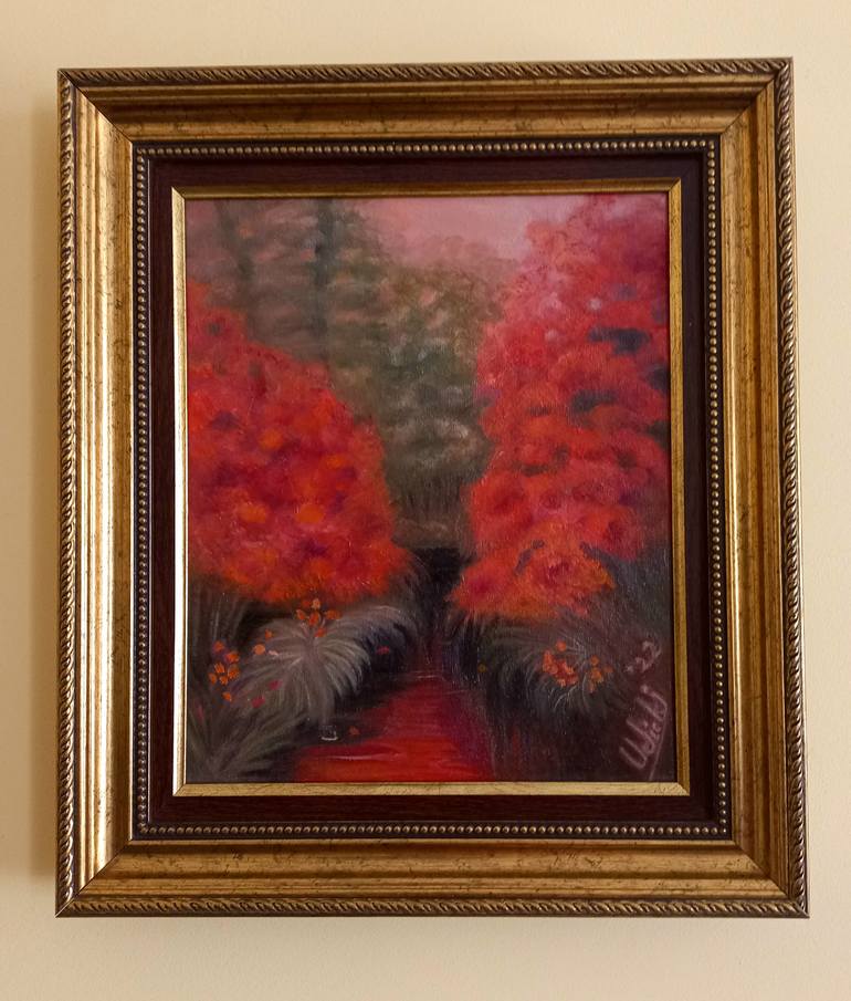 Original Impressionism Fantasy Painting by Vesna Udicki