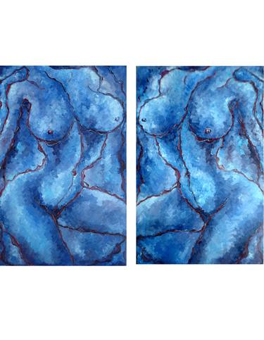 Original Nude Paintings by Renate Vogel-stelling